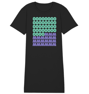 fly Lieblingsshirt - OM OOOOMMMM Spruch | Special Edition | - Ladies Bio Organic  - Ladies Organic Shirt Dress
