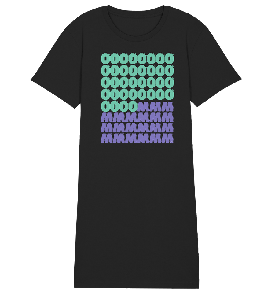 fly Lieblingsshirt - OM OOOOMMMM Spruch | Special Edition | - Ladies Bio Organic  - Ladies Organic Shirt Dress
