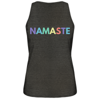 fly Lieblingsshirt - Namaste Spruch bunt - Ladies Bio Organic - Ladies Organic Tank-Top