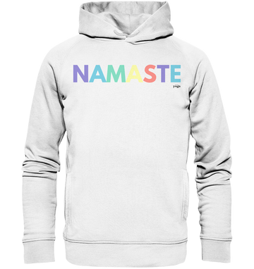 fly Lieblingsshirt - Namaste Spruch bunt - Ladies Bio Organic - Organic Fashion Hoodie