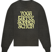 fly Lieblingsshirt - Yoga, Kaffee, Sonnenschein - Organic Oversize Sweatshirt