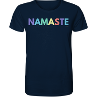 fly Lieblingsshirt - Namaste Spruch bunt - Ladies Bio Organic - Organic Shirt
