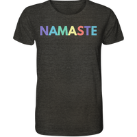 fly Lieblingsshirt - Namaste Spruch bunt - Ladies Bio Organic - Organic Shirt