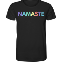 fly Lieblingsshirt - Namaste Spruch bunt - Ladies Bio Organic - Organic Shirt