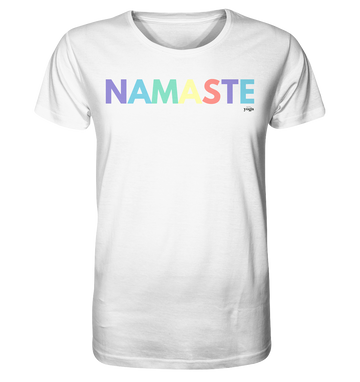 fly Lieblingsshirt - Namaste Spruch bunt - Ladies Bio Organic - Organic Shirt