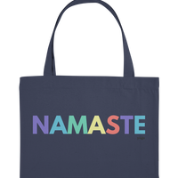 fly Lieblingstasche - Namaste Spruch bunt - Ladies Bio Organic - Organic Shopping-Bag