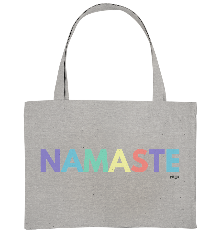 fly Lieblingstasche - Namaste Spruch bunt - Ladies Bio Organic - Organic Shopping-Bag