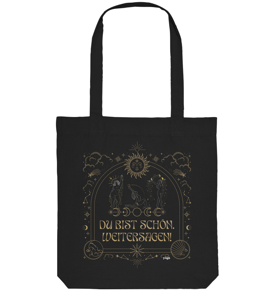 fly Lieblingstasche - Du bist schön. Weitersagen - Organic Tote-Bag