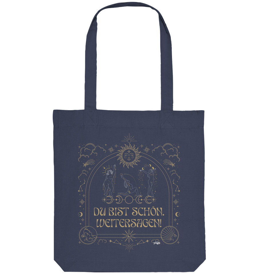 fly Lieblingstasche - Du bist schön. Weitersagen - Organic Tote-Bag