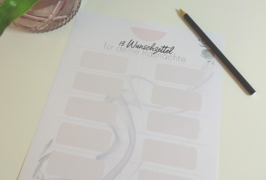 *NEU* Rauhnächte 2023 Ritual Set | Räucherset + Rauhnächte Wunschzettel + Goodies + Anleitung