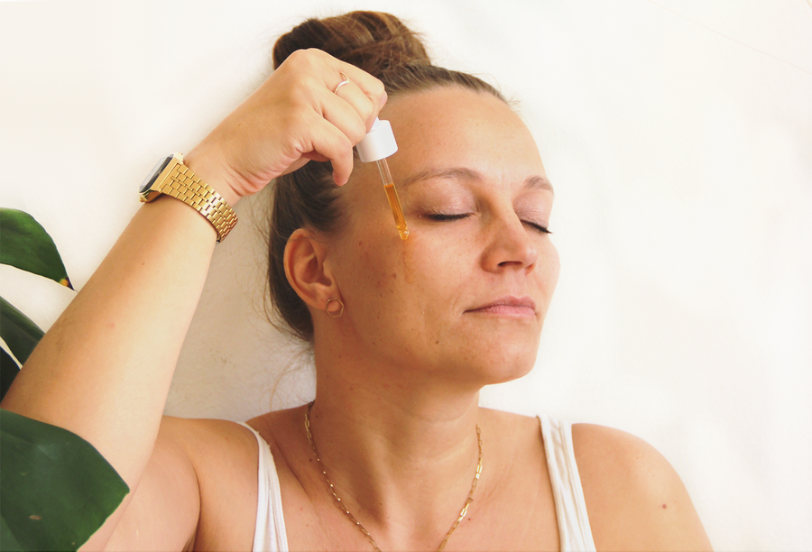 Set Gesichtsyoga | fair trade Gua Sha Stein / Roller + Moisturizer + Gesichtsöl |
