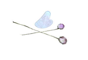 Gua Sha | Gesichtsyoga & Massagestein aus Bergkristall