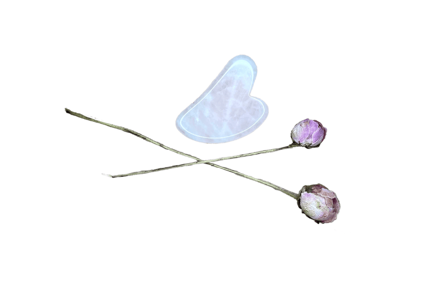 Gua Sha | Gesichtsyoga & Massagestein aus Bergkristall